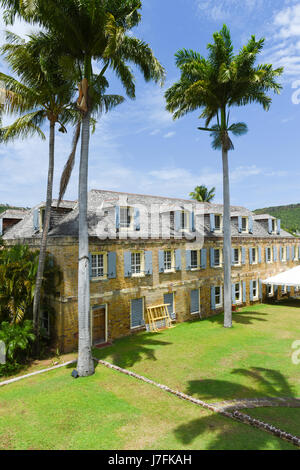 Nelson's Dockyard in English Harbour, Antigua, Isole Sottovento, West Indies, dei Caraibi e America centrale Foto Stock