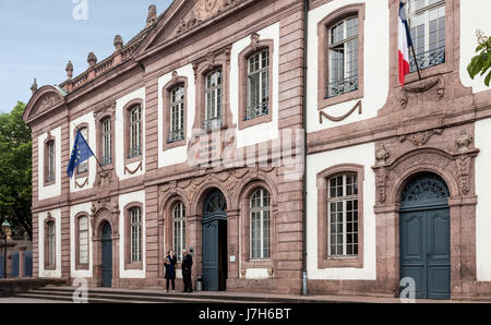 Tribunal de grande instance (tribunale civile), Place du Marché aux frutti, Colmar, Alsazia, Francia Foto Stock