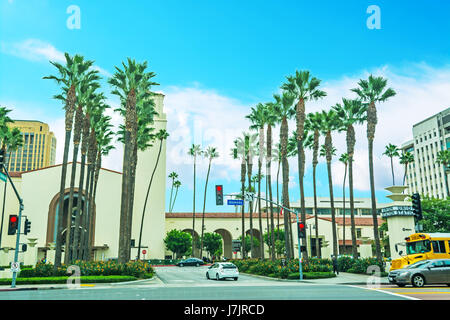 La Union Station di Los Angeles in California Foto Stock