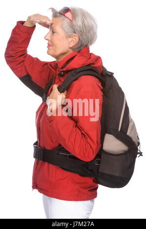 anziano attivo Foto Stock