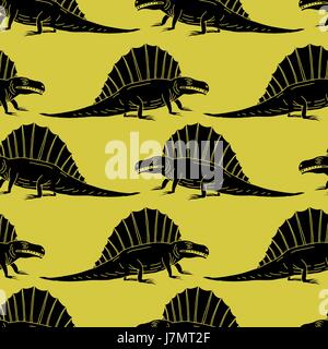 Set di vettore sagome di dinosauro,illustrazione degli animali Illustrazione Vettoriale