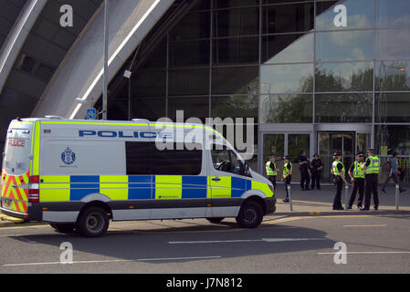 Glasgow, Scotland, Regno Unito. 25 Maggio, 2017. Coppa europea di vincere "celebrare "67 LIVE" evento il SSE Idro un luogo simile alla tragedia di Manchester il credito del sito: gerard ferry/Alamy Live News Foto Stock