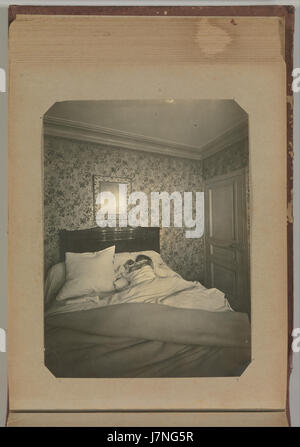 Album di Parigi le scene del crimine attribuito ad Alphonse Bertillon. DP263786 Foto Stock