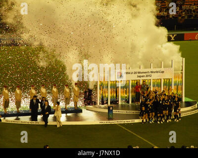 2012 FIFA U 20 Coppa del Mondo Donne Champions 26 Foto Stock