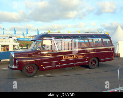 La Mercedes Benz L312/48 del 1959 è un veicolo d'epoca, noto per la sua robustezza tecnica e il design distintivo. Faceva parte della linea di veicoli del dopoguerra di companyâ, offrendo affidabilità e stile. Foto Stock