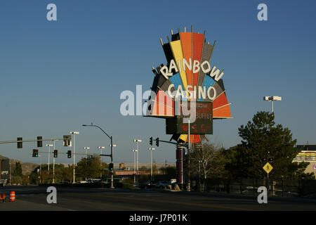 Rainbow 2012.10.02.172858 Casino West Wendover Nevada Foto Stock