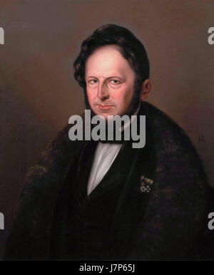 Questo ritratto di Albert otto Ernst Graaf van Limburg Stirum, dipinto da Cornelis Hendrik van Amerom, fornisce una dettagliata rappresentazione artistica di questa figura storica, mostrando lo stile di ritrattistica del XVIII secolo. Foto Stock