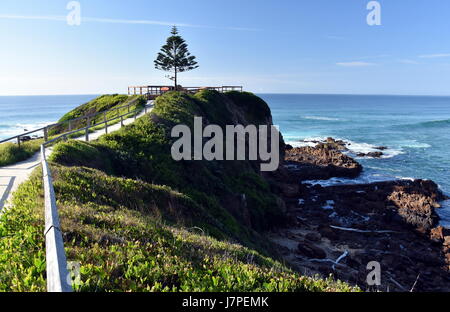 Struttura di un punto a testa Tuross. Testa Tuross è un villaggio di mare sulla costa sud del Nuovo Galles del Sud Australia. Foto Stock