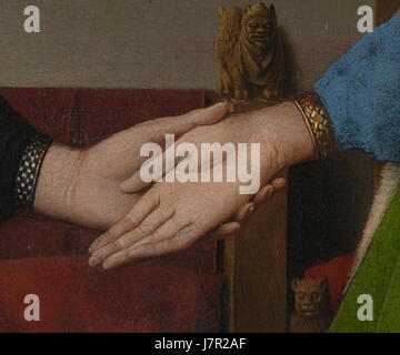 Ritratto Arnolfini 3 Foto Stock