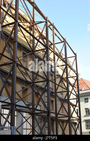 Edificio nuovo aspire monaco di baviera costruzione di acciaio stile di costruzione Foto Stock