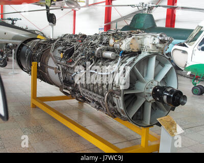 MTU 1968 (General Electric) J79 J 1K, 71KN, 7460rpm a Flugausstellung Hermeskeil, pic3 Foto Stock