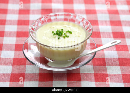 Vichyssoise, freddo la zuppa di patate, americano cucina estiva Foto Stock