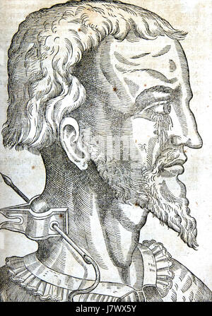 Bartisch 101r si riferisce a un'illustrazione medica tratta da un manoscritto del XVI secolo del medico e chirurgo tedesco Georg Bartisch. Il suo lavoro fu influente nella storia dell'oftalmologia e della chirurgia oculare. Foto Stock