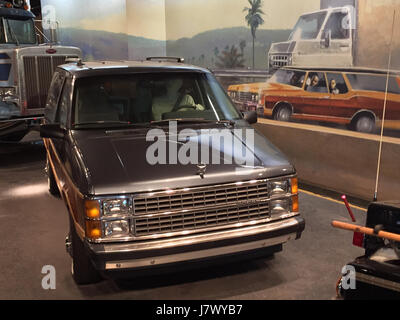 1986 Dodge Caravan Smithsonian National Museum of American History 2 Foto Stock