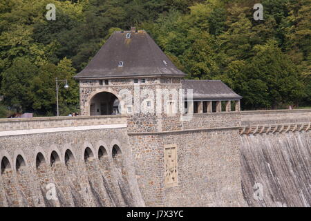 Lago artificiale waterpower emblema barrage beauteously bello bello viaggiare Foto Stock