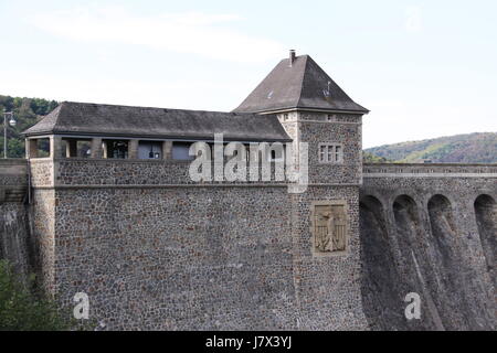 Lago artificiale waterpower emblema barrage beauteously bello bello viaggiare Foto Stock