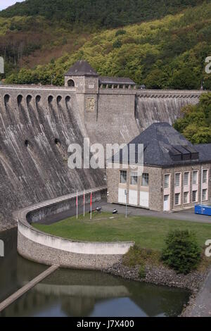 Lago artificiale waterpower emblema barrage beauteously bello bello viaggiare Foto Stock