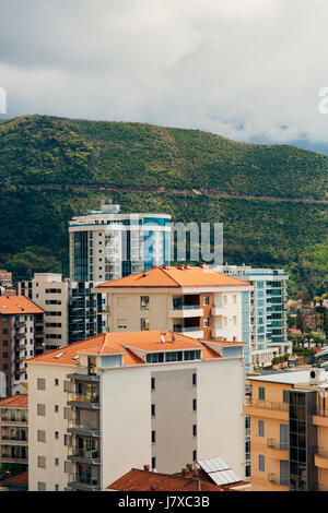 Hotel Tre Canne sulla costa di Budva Foto Stock