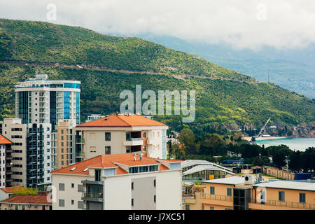 Hotel Tre Canne sulla costa di Budva Foto Stock