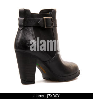Timberland Earthkeepers altezze Stratham Chelsea nero Donna Stivali in pelle - 8529B Foto Stock
