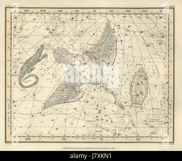 Alexander Jamieson Celestial Atlas piastra 11 Foto Stock