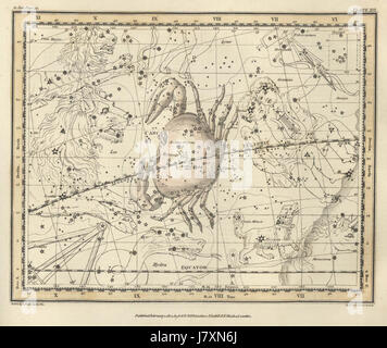 Alexander Jamieson Celestial Atlas piastra 16 Foto Stock