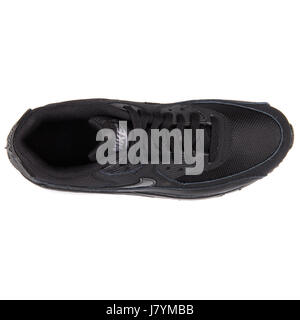 Nike Air Max 90 mesh (GS) Gioventù nero Sneakers in esecuzione - 724824-001 Foto Stock