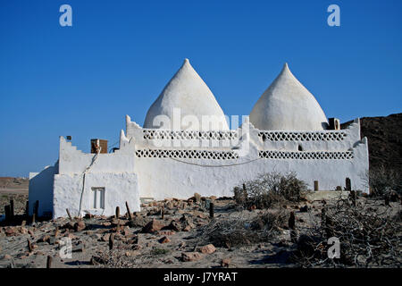 Bin Ali tomba, Dhofar, Oman Foto Stock