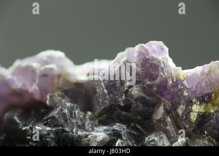 Mica Lepidolite da Haapaluoma pegmatite cava, Finlandia Foto Stock