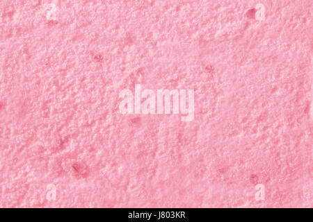 Consistenza del gelato fragola close up. Vista dall'alto. Composizione orizzontale. Foto Stock