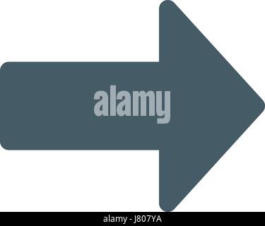 freccia avanti Illustrazione Vettoriale