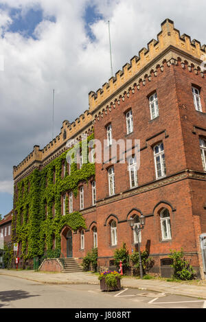 Storico edificio del governo Amtsgericht di Luneburg, Germania Foto Stock