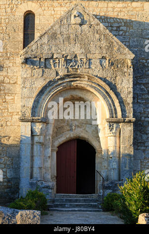 Francia, Gironde, Montagne, frazione de Saint Georges de Montagne, chiesa Foto Stock