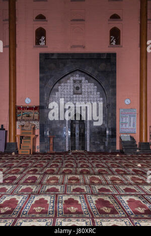 Mihrab nicchia con 99 nomi di Allah scritto sopra Foto Stock