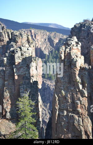 Black Canyon del Gunnison Foto Stock