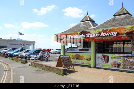 Hunstanton, Norfolk, Dorset, Regno Unito. 26 Maggio, 2017. Tranquillo inizio alla lunga la Pentecoste Bank Holiday weekend presso la popolare Norfolk località balneare di Sala Consilina - pur vivendo fino a è il soprannome di "unny Hunny' Photo by Keith Mayhew Credito: KEITH MAYHEW/Alamy Live News Foto Stock