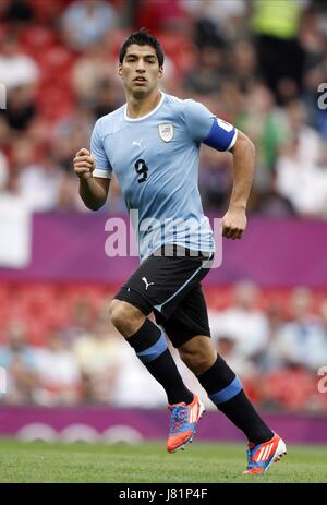 LUIS SUAREZ URUGUAY LONDON 2012 Giochi olimpici Calcio MENS, UA V EMIRATES URUGUAY Old Trafford, Manchester, Inghilterra 26 luglio 2012 GAN55674 AVVERTENZA! Questa fotografia può essere utilizzata solo per il giornale e/o rivista scopi editoriali. Non possono essere utilizzate per pubblicazioni riguardanti 1 player, 1 Club o 1 concorrenza senza autorizzazione scritta da parte di Football DataCo Ltd. Per qualsiasi domanda, contattare Football DataCo Ltd il +44 (0) 207 864 9121 Foto Stock