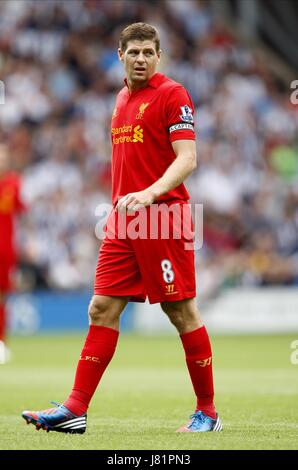 STEVEN GERRARD, Liverpool FC, West Bromwich Albion V Liverpool FC BARCLAYS PREMIER LEAGUE, 2012 Foto Stock