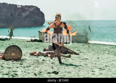 WONDER WOMAN 2017 Atlas film di intrattenimento con Gal Gadot Foto Stock