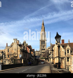 St Marys chiesa St Marys Hill, georgiano città mercato di Stamford, Lincolnshire County, England, Regno Unito Foto Stock