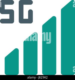 segnale di 5g Illustrazione Vettoriale