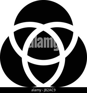 diagramma di Venn Illustrazione Vettoriale