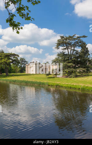 La casa e il giardino di Compton Verney art gallery Warwickshire, Regno Unito Foto Stock