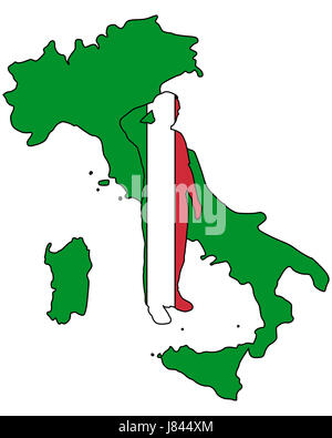 Segnale di segno mani mano handshake verde del dito umano human in europa Foto Stock