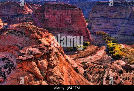 Monumento storico parco d'arte vasto deserto americano di colore bruno marrone brunette Foto Stock