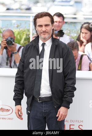 Cannes, Francia. 27 Maggio, 2017. Joaquin Phoenix attore dove mai veramente qui. Photocall. Settantesimo Cannes Film Festival Cannes, Francia 27 maggio 2017 Credit: Allstar Picture Library/Alamy Live News Foto Stock