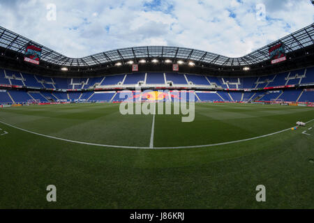 Harrison, STATI UNITI D'AMERICA. 27 Maggio, 2017. Vista generale della Red Bull Arena prima di MLS di gioco tra New York Red Bulls & New England rivoluzione su Red Bull Arena, Red Bulls ha vinto 2 - 1 Credito: lev radin/Alamy Live News Foto Stock