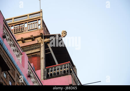 Il famoso cibo Street, vicino alla Moschea Badshahi, Lahore, Pakistan Foto Stock