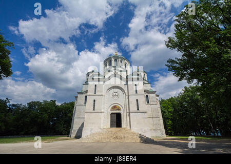 Mausoleo di Oplenac in Topola, Serbia. Questa chiesa ospitare i resti della Repubblica Jugoslava di Macedonia, re della dinastia Karadjordjevic chiesa di San Giorgio Oplenac, Foto Stock