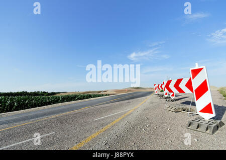 Colore, chiuso, sbagliato, mantenere, segno, colore, percorso, modo, Street, strada, sicurezza Foto Stock